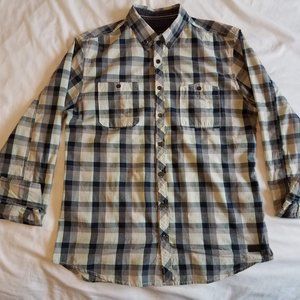 Outpost Long Sleeve Button Up Plaid Shirt